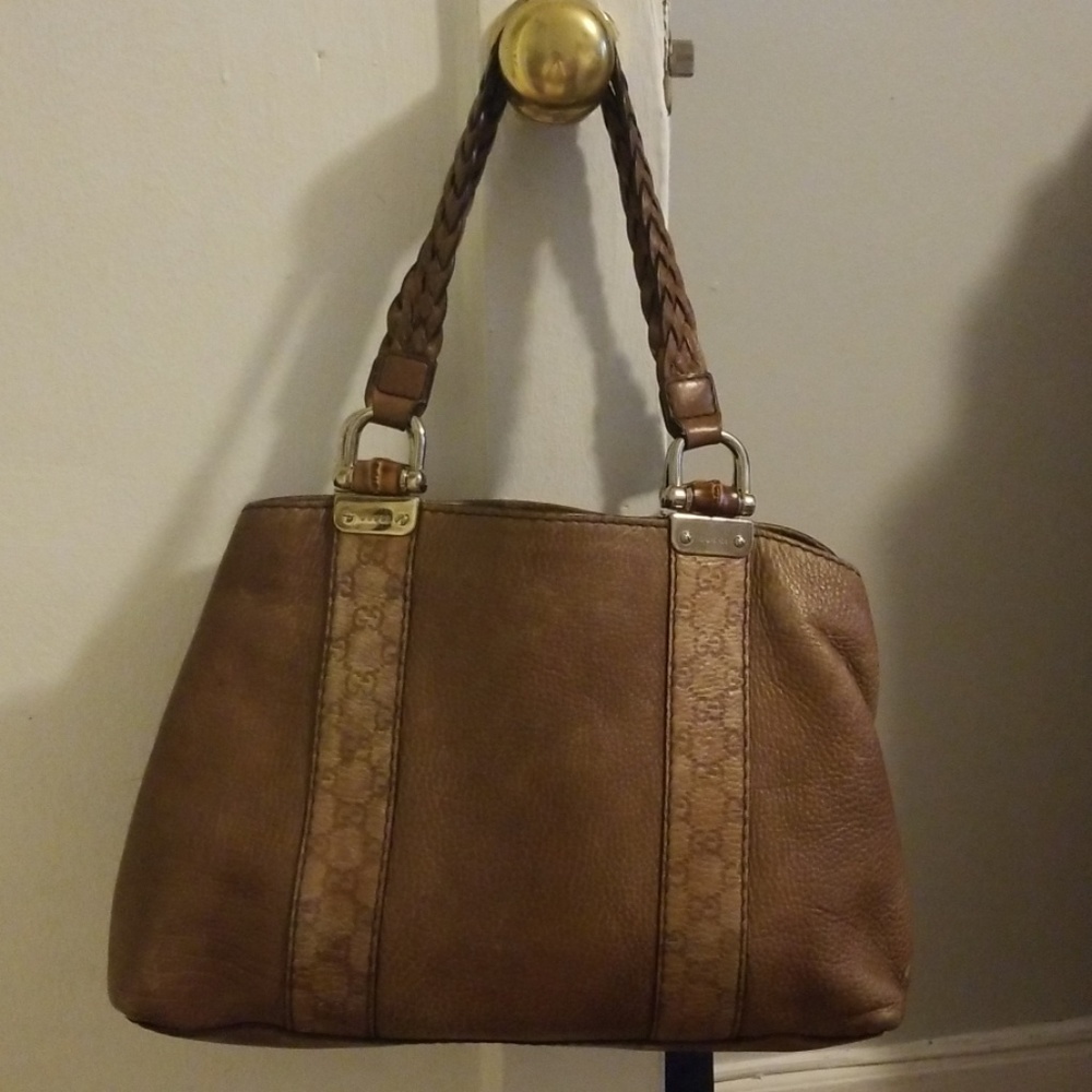 Gucci bamboo tote